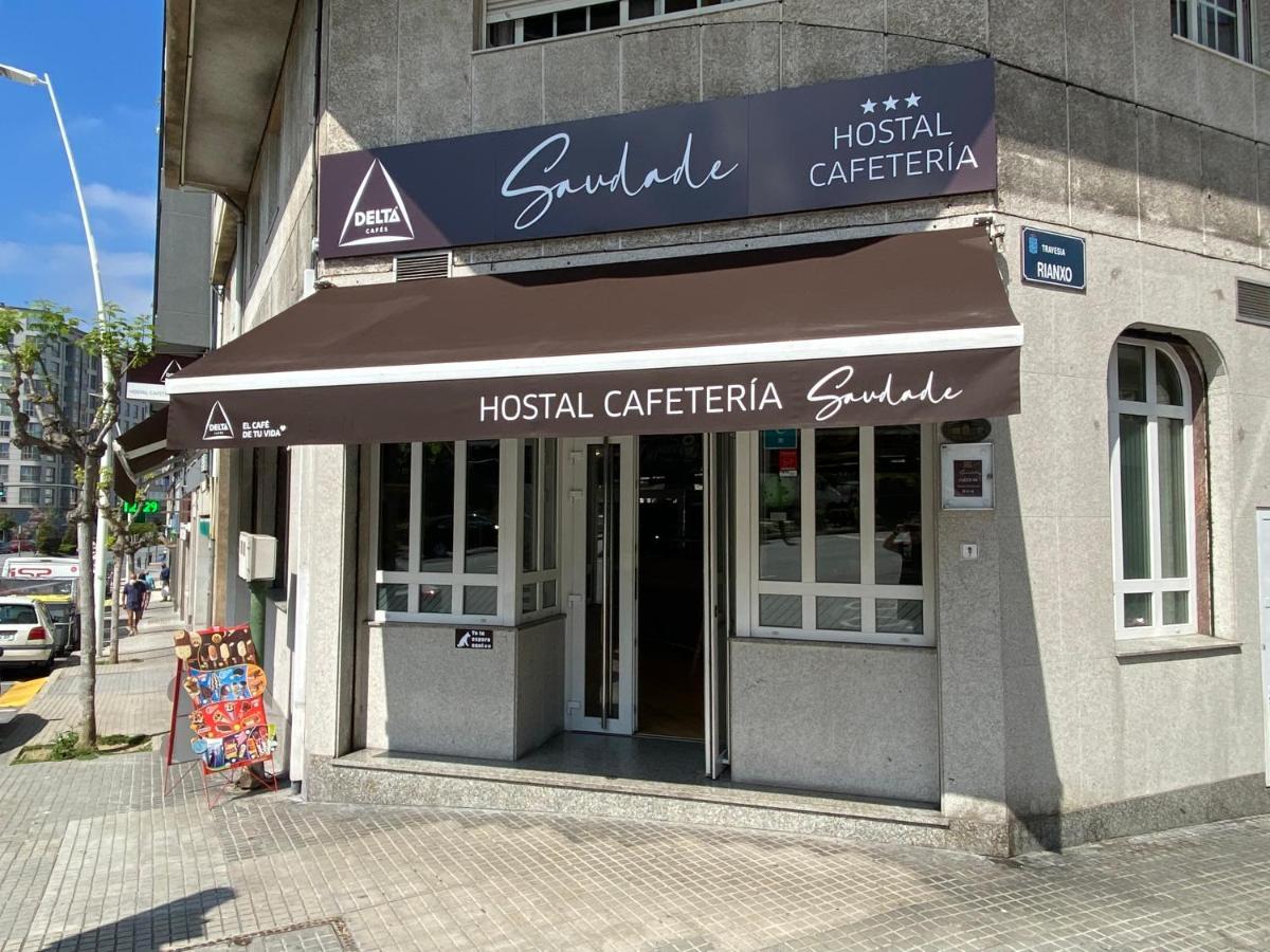 Saudade Hostal Cafeteria A Coruna Exterior photo