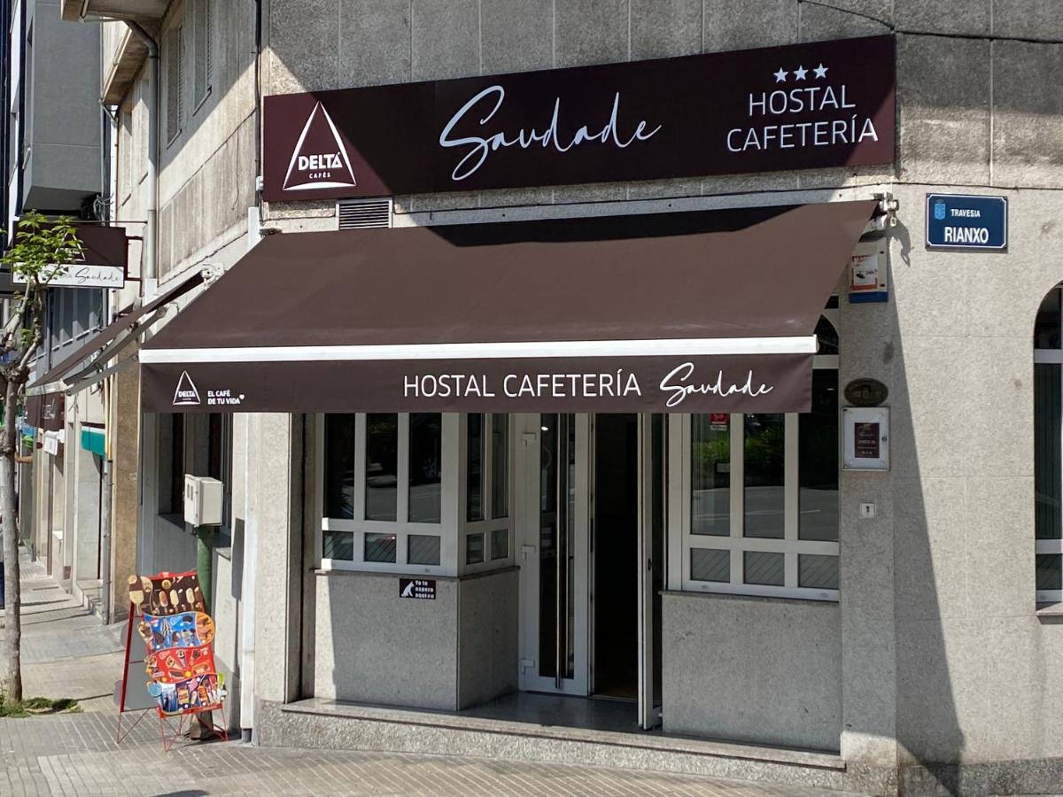 Saudade Hostal Cafeteria A Coruna Exterior photo